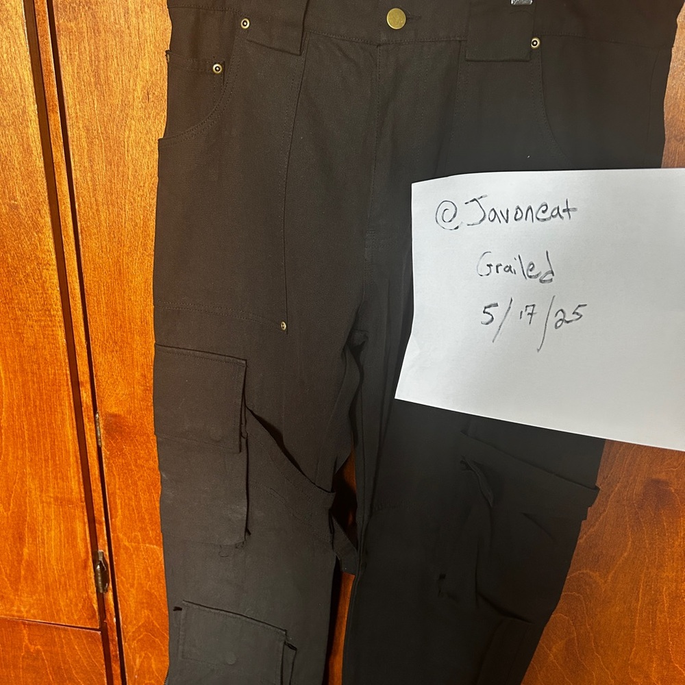 Kody Phillips Men's Black Cargo Pants